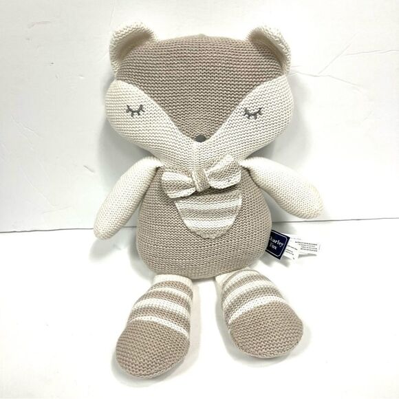 Living Textiles “ Charlie” the fox cotton knit rattle - Picture 3 of 8